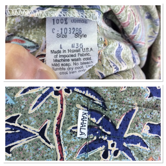 Kahala Hawaiian Shirt Surfer Print Avi Collection - Picture 5 of 5